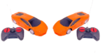 carro a controle remoto 4 funçães a pilha no.317-11 model car 18x8cm laranja
