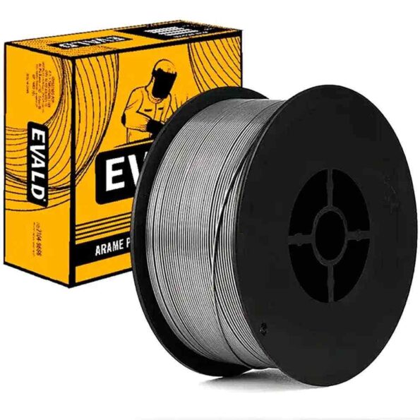 arame para solda mig 0.8mm rolo com 1 kg sem gás com fluxo flux core e71t1-gs