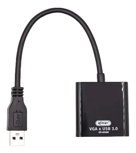 cabo adaptador conversor usb 3.0 p vga tv monitor multitela 2