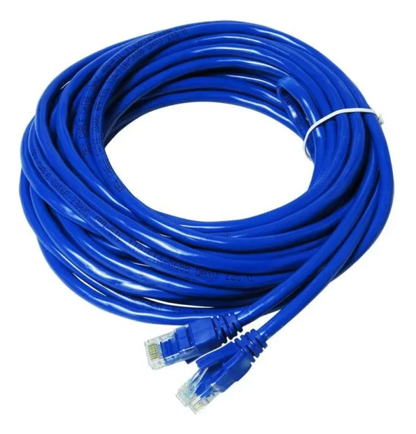 cabo de rede 25m otima durabilidade excelente performance-azul