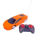 carro a controle remoto 4 funçães a pilha no.317-11 model car 18x8cm laranja
