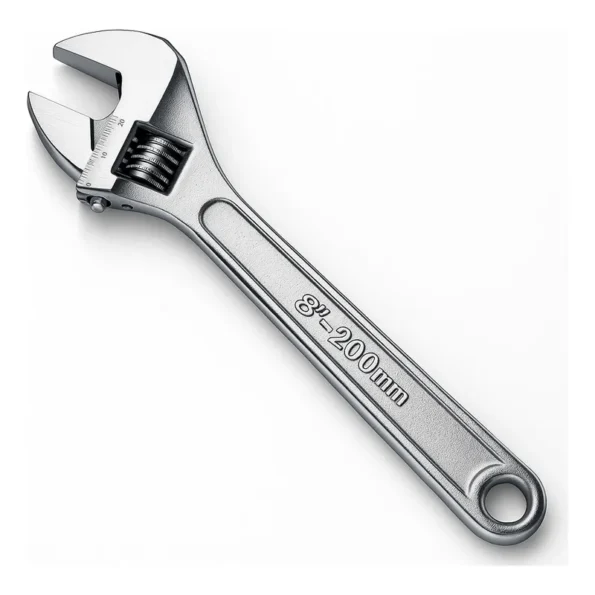chave inglesa ajusável 8 poleadas 200mm mecanico cregulagem