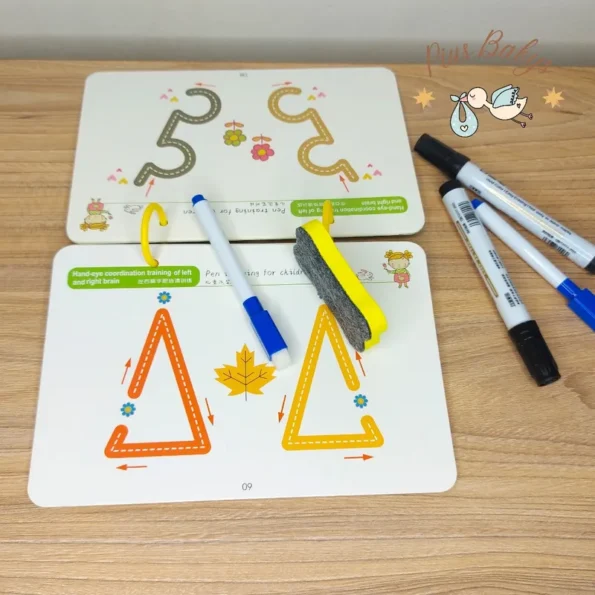 conjunto de jogos de linhas e traços – crianças – desenho 1