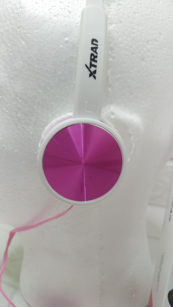 fone de ouvido extra bass lc-313 3.5mm p2 15mw xtrad-branco com rosa2