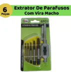 jogo kit sacador extrator parafuso quebrado cvira macho 6pc id-2597h (1)