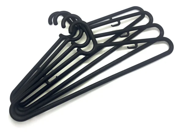 kit c6 pcs cabide de roupas clássico grande em pp adulto su-1264. (1)