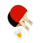 kit ping pong tênis mesa com 2 raquetes e 3 bolinhas – idea-pro 1