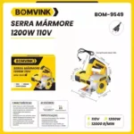 makita serra mármore e madeira elétrica 1200w 110v 12000rpm – bomvink 2