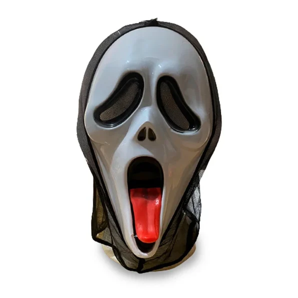 mascara do panico com lingua todo mundo em panico halloween