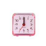 mini relogio de mesa despertador cn915 5cmx5cm vermelho