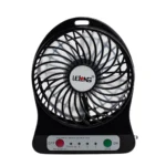 mini ventilador portatil recarregavel 1.0a 5v le-5707 lelong-azul