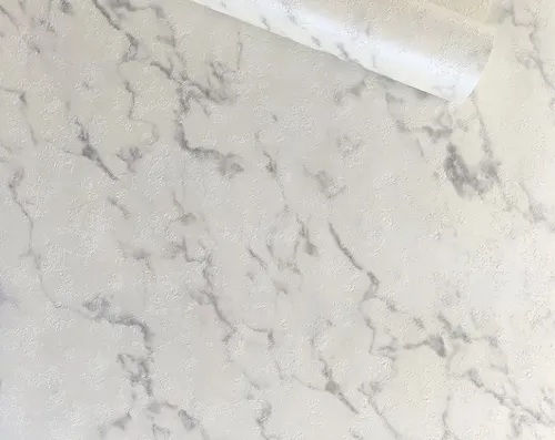 papel de parede vinílico mármore branco cinza luxo