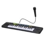 piano teclado brinquedo infantil microfone karaoke musica 1