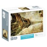 quebra-cabeça de 500 peças – torre eiffel 52x37cm 2