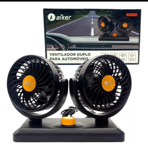 ventilador duplo automotivo carro 12v caminhão para painel de carro ava-424 (1)