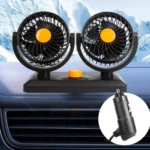 ventilador duplo automotivo carro 12v caminhão para painel de carro ava-424 (1)