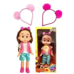 boneco maria clara youtuber Musical Canta com tiara pompo 1