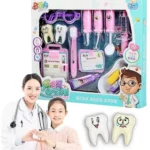brinquedo educativo kit dentista infantil com acessórios tk-1349 1
