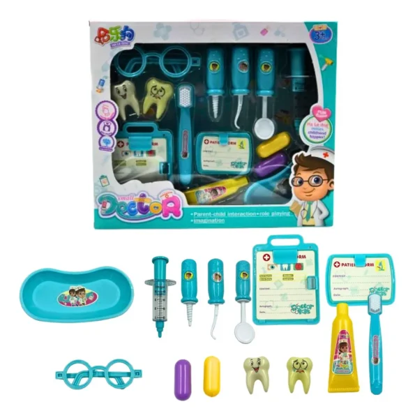 brinquedo educativo kit dentista médico infantil divertido tk-1349