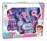 brinquedo educativo kit médico infantil dr menina toy king tk-1350 1