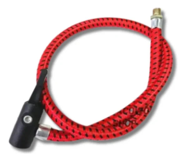 mangueira de bomba para encher pneu de carro moto bike vermelho ax20657-a-