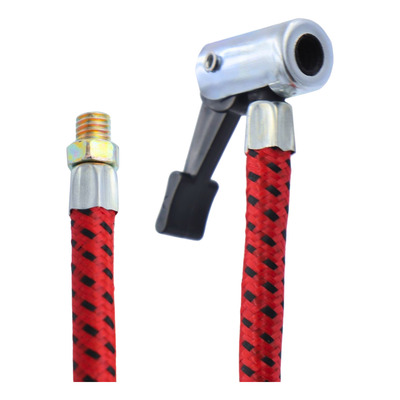 mangueira de bomba para encher pneu de carro moto bike vermelho ax20657-a- 2