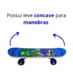 Skate Semi Profissional Infantil 30 Kg Jr Unisex Estampado 1