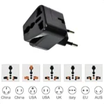 adaptador tomada universal para viagem internacional eua uk 1