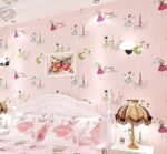 adesivo autoadesivo papel de parede fofo desenho menina vinil pvc 1