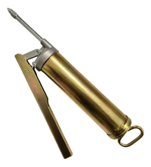 bomba de graxa engraxadeira manual capacidade 400 gramas bom-1664 2