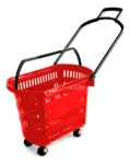 carrinho cesta compras rodas com alças supermercado e lojas id-6398c idea 1
