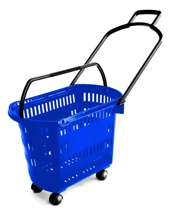 carrinho cesta compras rodas com alças supermercado e lojas id-6398c idea 3