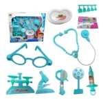 kit medico infantil brinquedo educativo resistente kids tk-1350 1