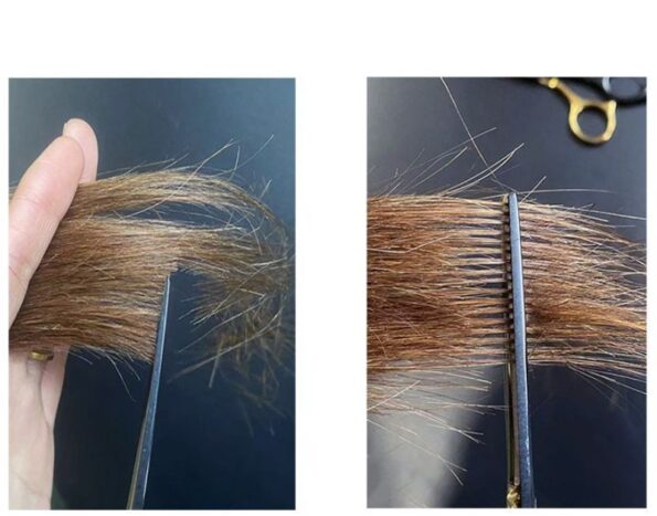 kit tesouras barbeiro cortar cabelo barba jogo profissional oasis oih-5180