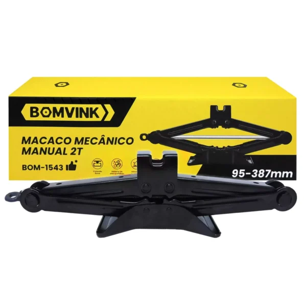 macaco manual 2 toneladas proficional alta resistente- bomvink bom-1543