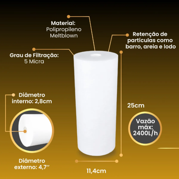 refil elemento filtrante ppbig 101