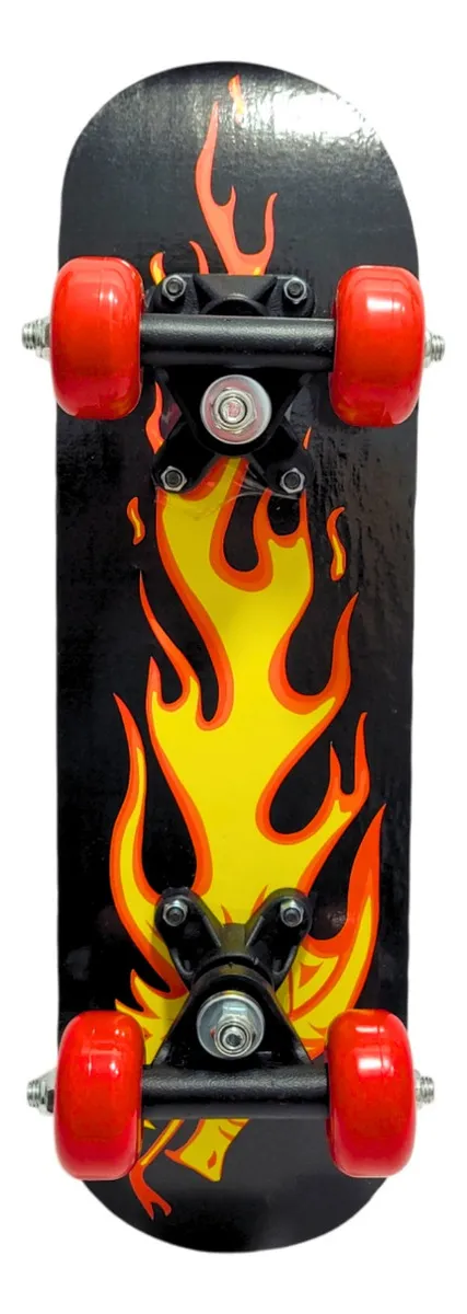 skate infantil completo montado iniciante resistente leve fogo 2