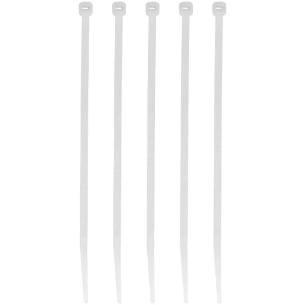 Abraçadeira Nylon 2,5Mm X 200Mm Branca 100 Peças bomvink bom-5501