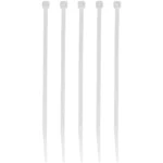 abraçadeira de nylon 3,6 x 250mm natural com 100 peças bomvink bom-5507 1