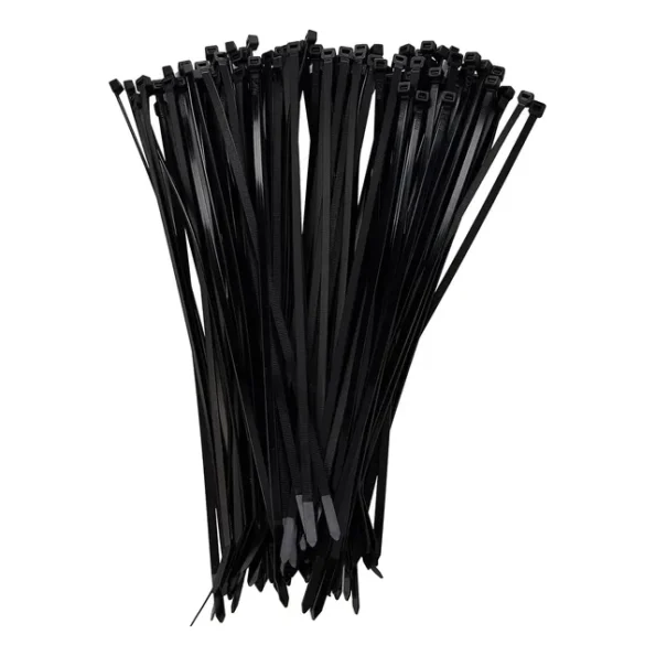 abraçadeira de nylon enforca gato 2,5x100mm preta 100 peças preto bom-5495 1