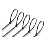 abraçadeira de nylon enforca gato 2,5x100mm preta 100 peças preto bom-5495 1