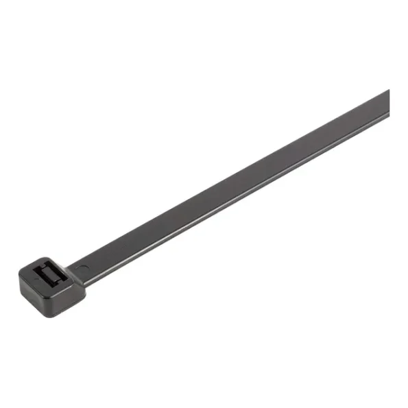 abraçadeira de nylon enforca gato 2,5x100mm preta 100 peças preto bom-5495 3