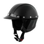capacete coquinho preto pro tork custom bike moto scotter