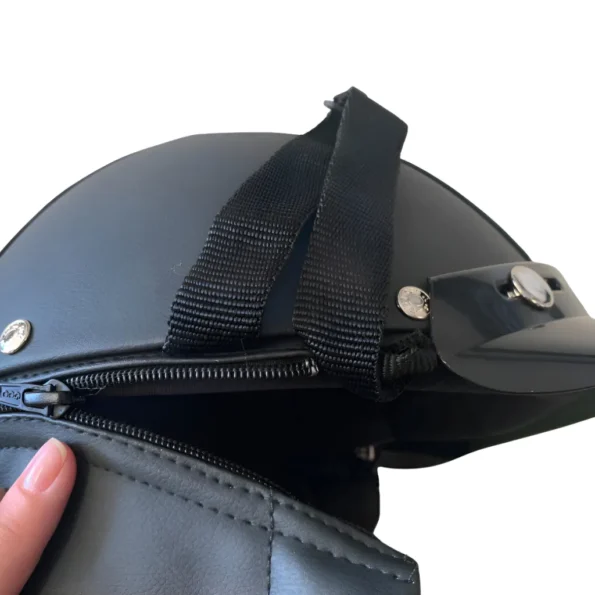 capacete coquinho preto pro tork custom bike moto scotter4