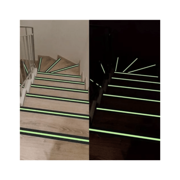 fita antiderrapante de 5cm x 3m durável e luminosa, dourada bom-1359