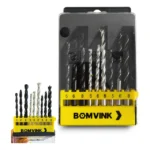 kit jogo 9 brocas metal concreto madeira videa p furadeira bom-5001 1