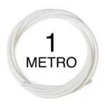 mangueira pebd branca 516 med. 6,0×8,0mm 1 metro mpb516