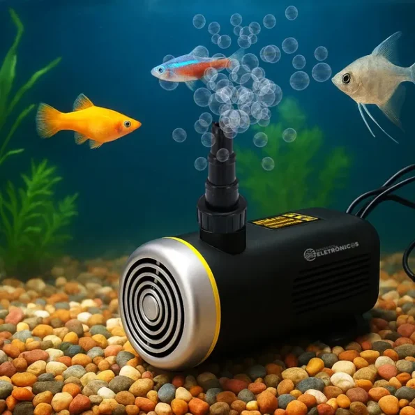 motor bomba p aquário 8.6l min bivolt filtração rápida 127220v bom-8723