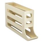 suporte para ovos rolante, organizador, economiza bege oih-4102 1