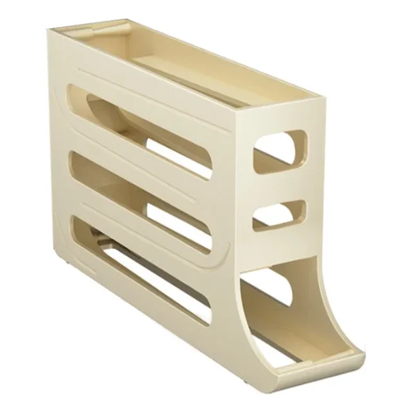 suporte para ovos rolante, organizador, economiza bege oih-4102 1